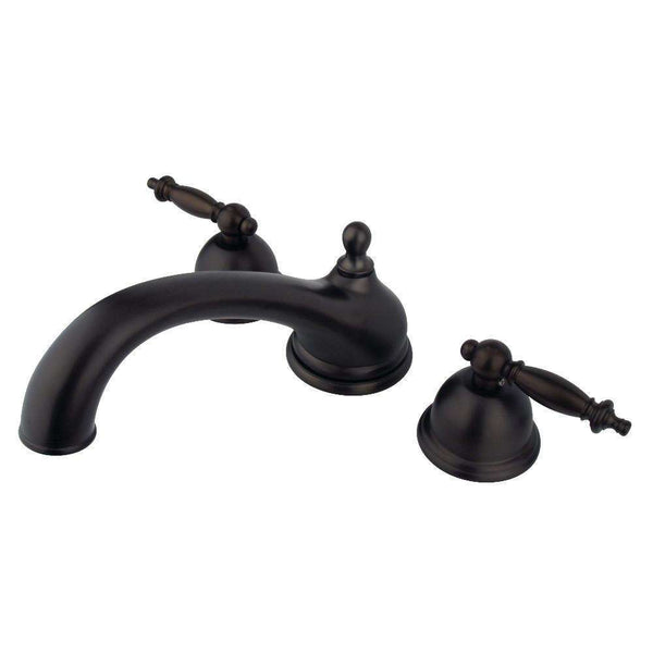 Kingston Brass KS3355TL Roman Tub Filler, Oil Rubbed Bronze