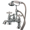 Kingston Brass CC1160T1 Vintage 7" Deck Mount Tub Filler