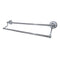 Kingston Brass BA3963C 24" Dual Towel Bar, Polished Chrome