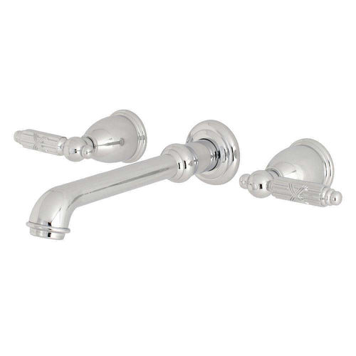 Kingston KS7121GL Georgian Two-Hnd Wall Mount Bath Faucet