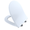 TOTO SoftClose Slim D-Shape Non-Slamming Seat and Lid for RP Wall-Hung Toilet, Cotton White SS247R#01