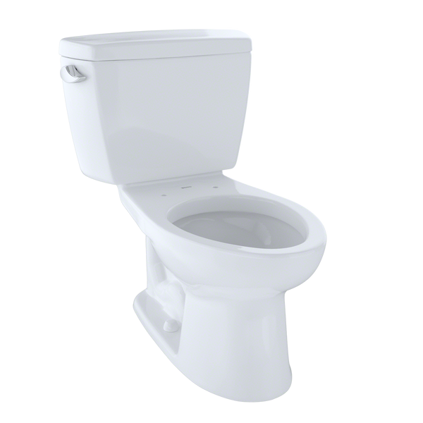 TOTO Drake Two-Piece Elongated 1.6 GPF ADA Compliant Toilet with Insulated Tank, Cotton White CST744SLD#01