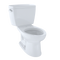 TOTO Drake Two-Piece Elongated 1.6 GPF ADA Compliant Toilet with Insulated Tank, Cotton White CST744SLD#01