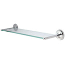 Kingston Brass BA319C Classic Glass Shelf, Polished Chrome