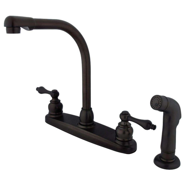 Kingston Brass KB715ALSP Centerset Kitchen Faucet Bronze