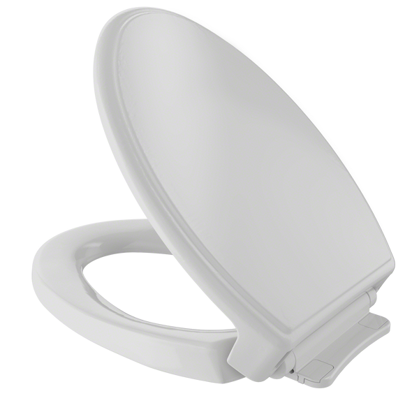 TOTO Traditional SoftClose Non Slamming, Slow Close Elongated Toilet Seat and Lid, Colonial White SS154#11