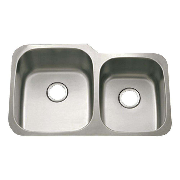 Gourmetier GKUD3221P Undermount Double Bowl