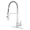 Kingston Brass LS8771CTL Sg-Hnd Pre-Rinse Kitchen Faucet