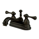 Kingston Brass KS3605BL 4 in. Centerset Bath Faucet Bronze