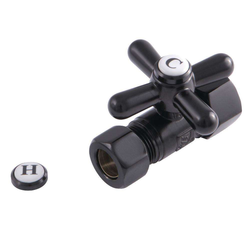 Kingston CC44450X O.D. Comp, 1/2" O.D. Comp Str Shut-off