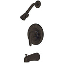 Kingston Brass KB655 Tub and Shower Faucet,