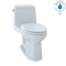 TOTO Eco UltraMax One-Piece Elongated 1.28 GPF Toilet, Cotton White MS854114E#01