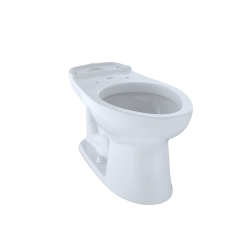 TOTO Eco Drake and Drake Elongated Toilet Bowl for 10" Rough-in, Cotton White C744EF#10-01