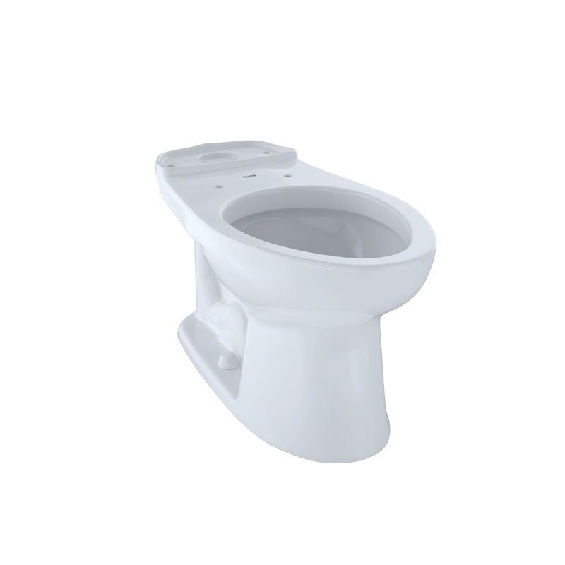 TOTO Eco Drake and Drake Elongated Toilet Bowl for 10" Rough-in, Cotton White C744EF