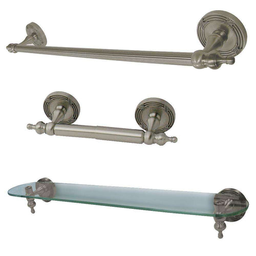 Kingston Brass BAK991289SN 3-Piece Bathroom