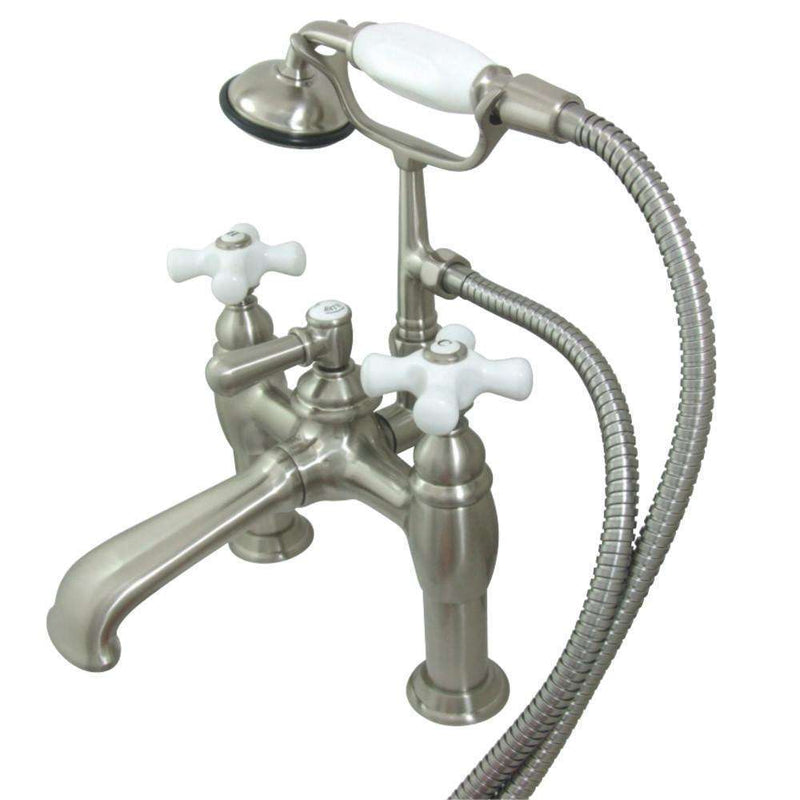 Kingston Brass CC611T8 Vintage 7" Deck Mount Tub Filler