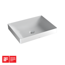 TOTO Kiwami Rectangular 20" Vessel Bathrroom Sink with CEFIONTECT, Cotton White LT475GR