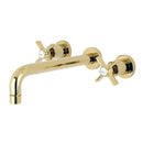 Kingston Brass KS8022ZX Millennium 2-Handle Wall Mount