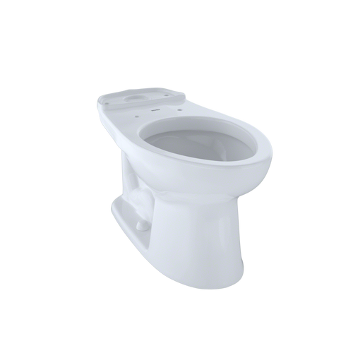TOTO Eco Drake and Drake ADA Height Elongated Toilet Bowl, Cotton White C744EL#01