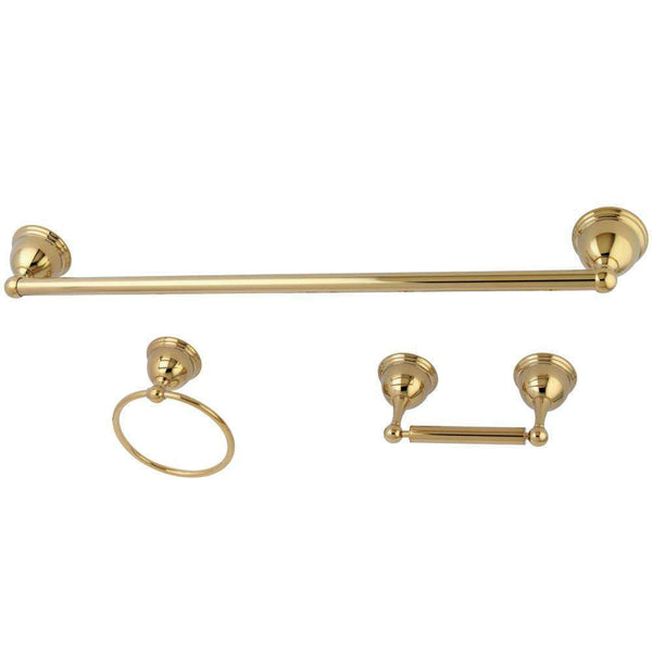 Kingston Brass BAK396148PB 3P Bath Hardware, Polished Brass