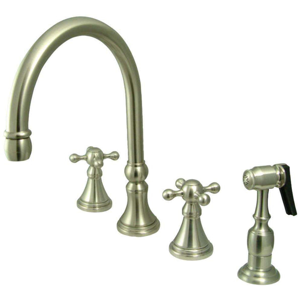 Kingston Brass KS2798KXBS Widespread Kitchen Faucet