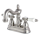 Kingston Brass KS1608BPL 4 in. Centerset Bathroom Faucet