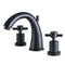 Kingston Brass KS2960DX 8 in. Wsp Bath Faucet, Matte Black