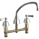 Chicago Faucets Vandal Proof Kitchen Sink Faucet W/O Spray 201-AVPAXKABCP