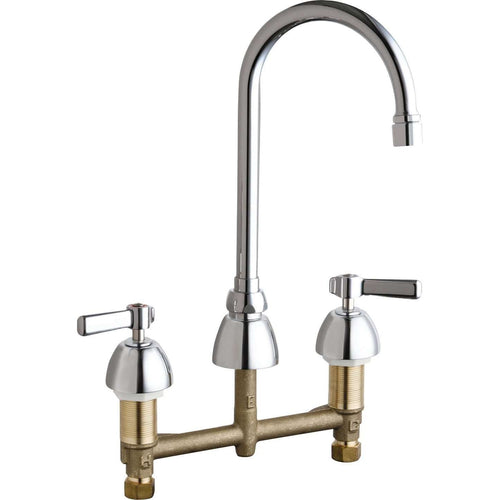 Chicago Faucets Concealed Kitchen Sink Faucet 201-RSGN2AE3VXKAB