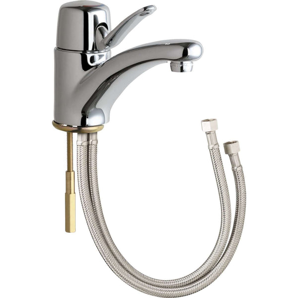 Chicago Faucets Deck-Mounted Manual Sink Faucet, Single-Hole 2200-E74ABCP