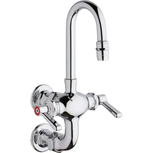 Chicago Faucets Kitchen Sink Faucet 225-261E3-3XKABCP