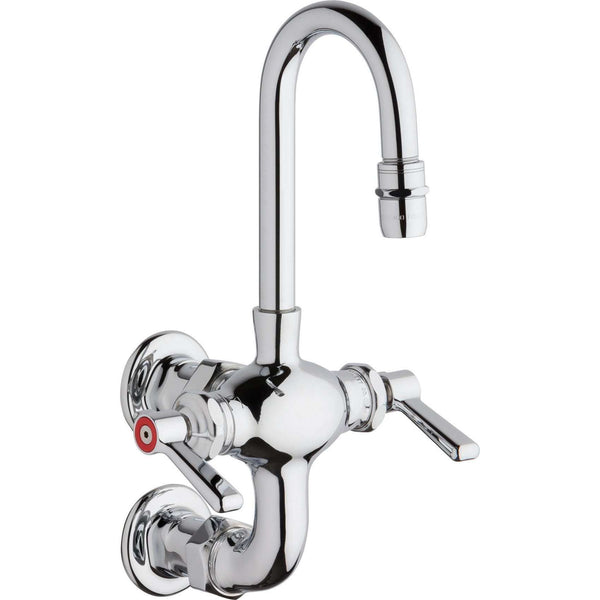 Chicago Faucets Kitchen Sink Faucet 225-261E35-3XKABCP