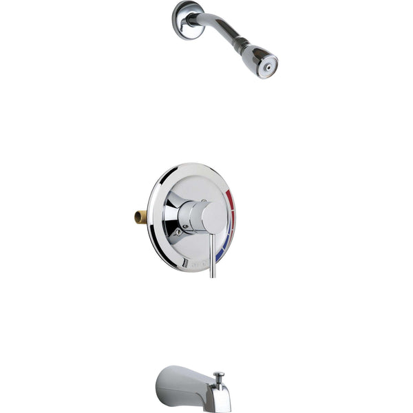 Chicago Faucets Pressure Balancing Tub And Shower Valve SH-PB1-02-100