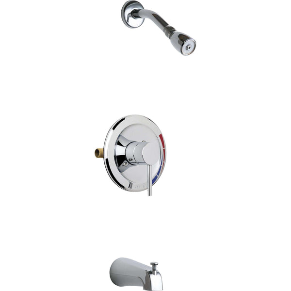 Chicago Faucets Pressure Balancing Tub And Shower Valve SH-PB1-03-100