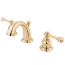 Kingston Brass KB912BL Vt Wsp Bath Faucet, Polished Brass