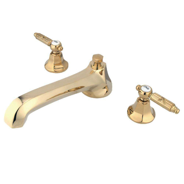 Kingston Brass KS4302GL Roman Tub Filler, Polished Brass