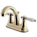 Kingston Brass KS7612BPL 4 in. Centerset Bath Faucet Brass