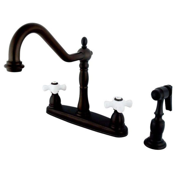 Kingston Brass KB1755PXBS Centerset Kitchen Faucet Bronze
