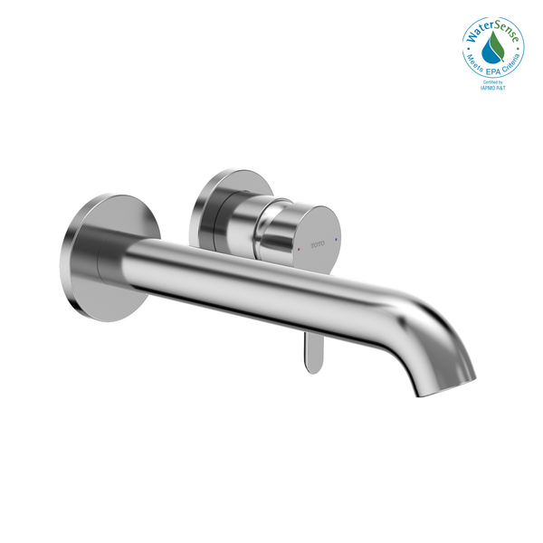 TOTO LB 1.2 GPM Wall-Mount Single-Handle L Bathroom Faucet with COMFORT GLIDE Technology, Polished Chrome TLS01310U#CP