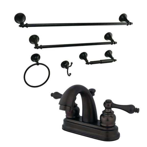 Kingston Brass KBK5615AL 4 in. Bath Faucet W/ 5P Bath