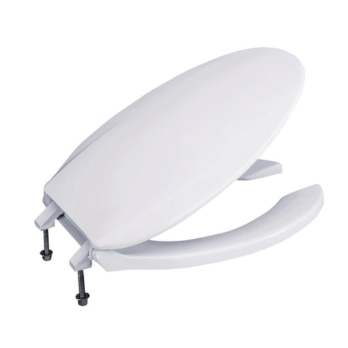 TOTO Elongated Commercial Toilet Seat, Cotton White SC534#01