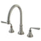 Kingston Brass KS2798ZLLS Widespread Kitchen Faucet