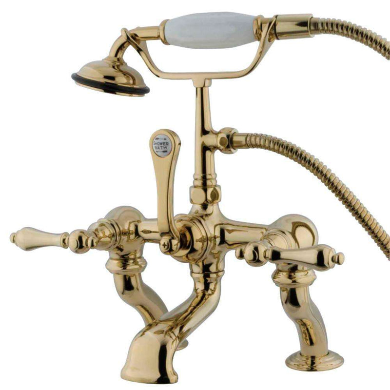 Kingston Brass CC409T2 Vintage 7" Deck Mount Tub Filler