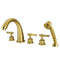 Kingston Brass KS23625ML Roman Tub Filler with