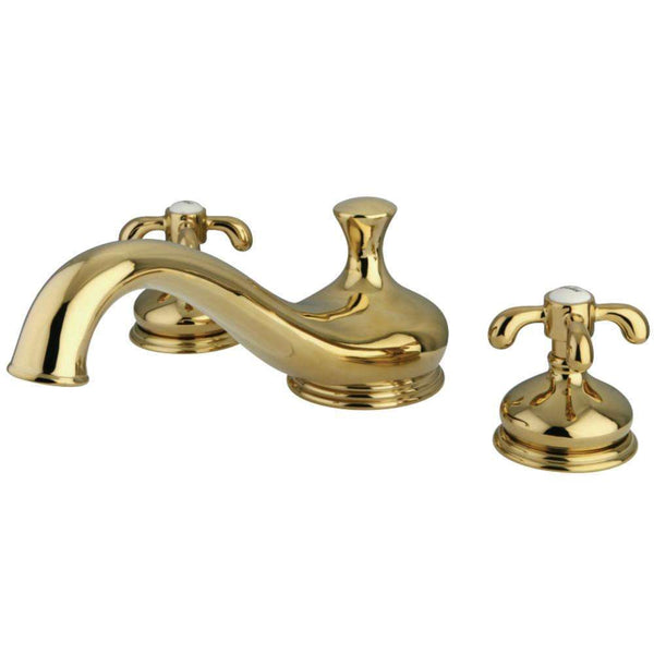 Kingston Brass KS3332TX French Country Roman Tub Filler,PB