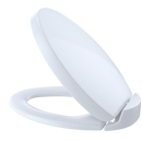 TOTO Oval SoftClose Non Slamming, Slow Close Elongated Toilet Seat and Lid, Cotton White SS204