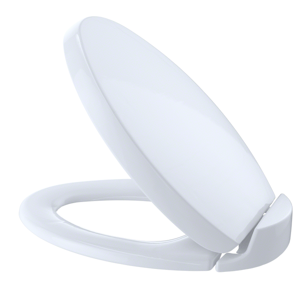 TOTO Oval SoftClose Non Slamming, Slow Close Elongated Toilet Seat and Lid, Cotton White SS204#01