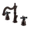 Kingston KB1975PKX 8 in. Widespread Bath Faucet Bronze