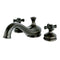 Kingston Brass KS3335PKX Roman Tub Filler with Cross