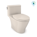 TOTO Nexus 1G One-Piece Elongated 1.0 GPF Universal Height Toilet with CEFIONTECT and SS124 SoftClose Seat, WASHLET Ready, Sedona Beige MS642124CUFG